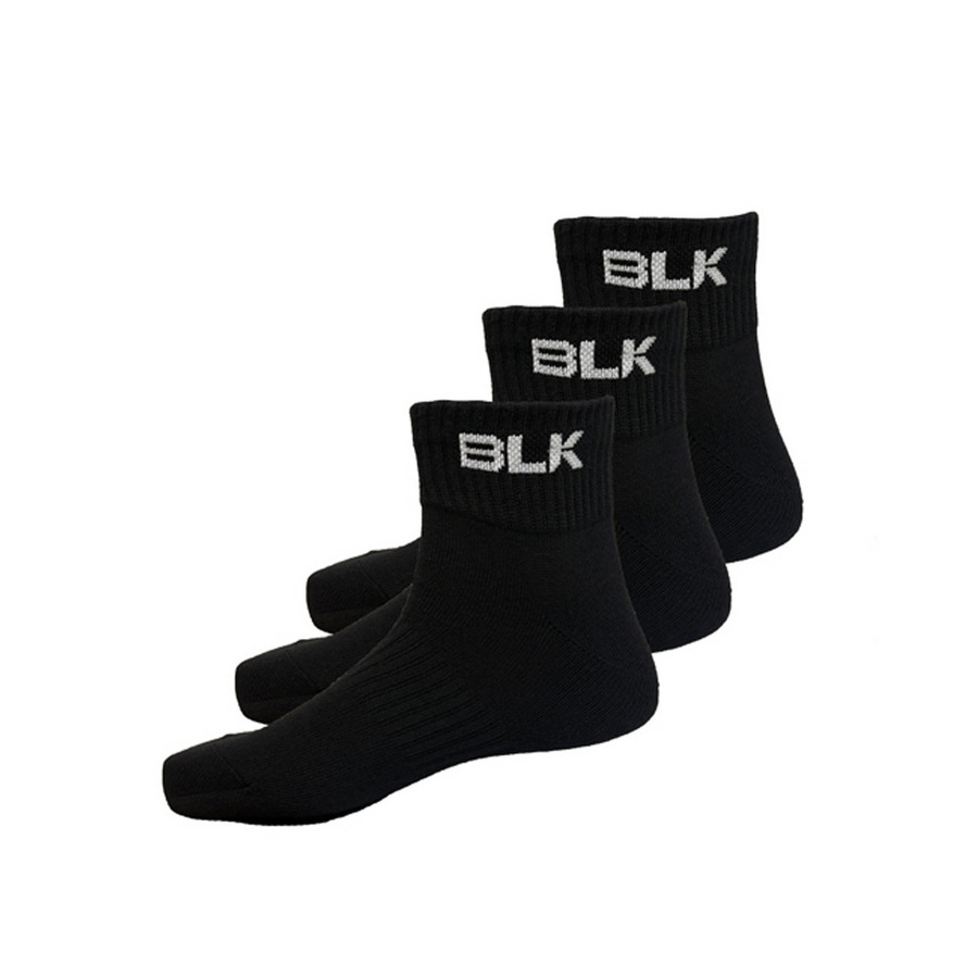 BLK ショート3Pソックス 詳細画像 ブラック 1